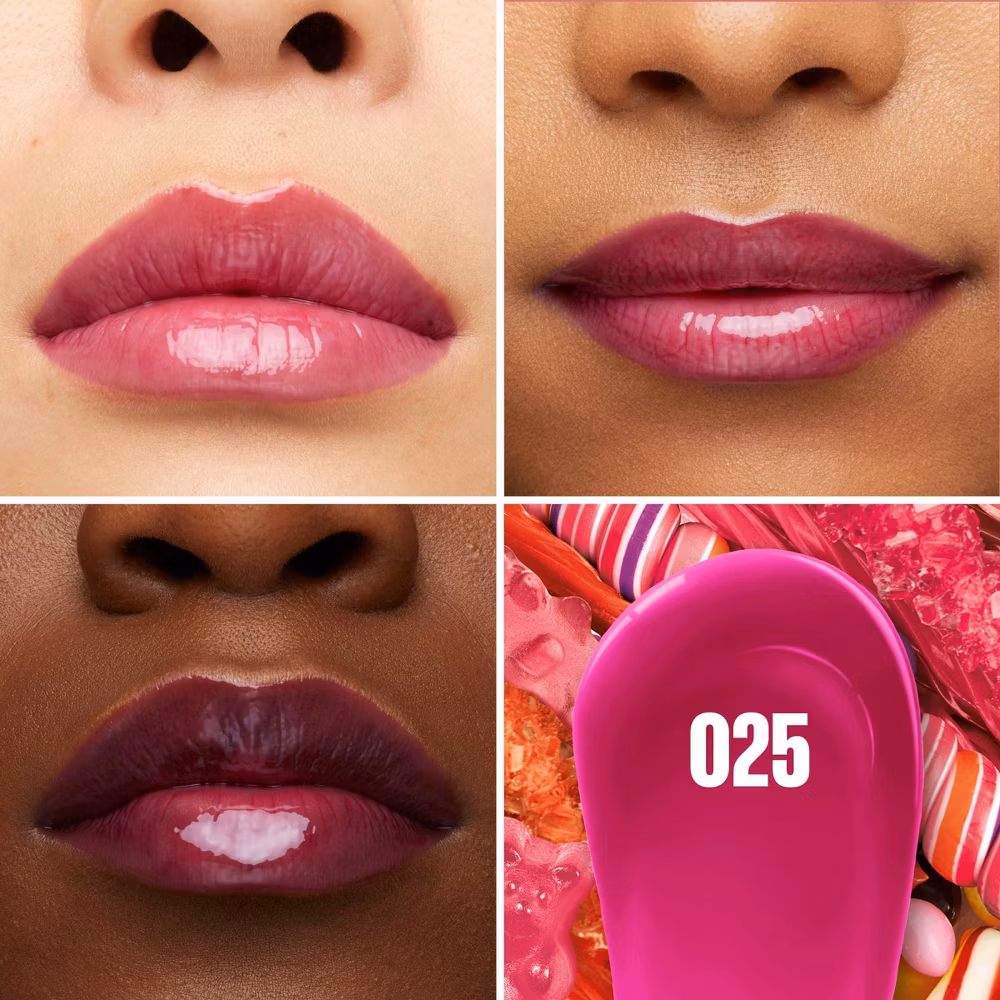 Maybelline Lifter Gloss Plumping Lip Gloss with Hyaluronic Acid - 0.18 fl oz - 025 - TAFFY - Image 3