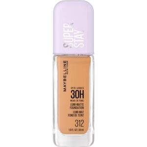 Maybelline Super Stay Up to 30HR Wear Lumi-Matte Liquid Foundation - 1 fl oz - 312