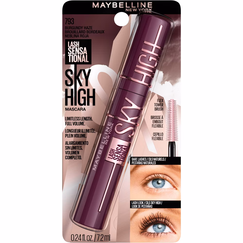 Maybelline Lash Sensational Sky High Lengthening Mascara - 0.24 fl oz- Burgundy Haze - Image 2
