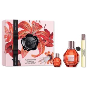 Viktor Rolf Flowerbomb Tiger Lily Perfume Trio Gift Set