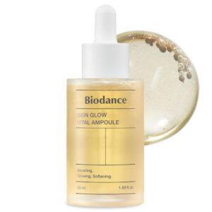 Biodance Skin Glow Vital Ampoule, Total Care Serum, Brightening, Anti-Aging, Probiotic Complex Ampoule | 1.69 fl. oz