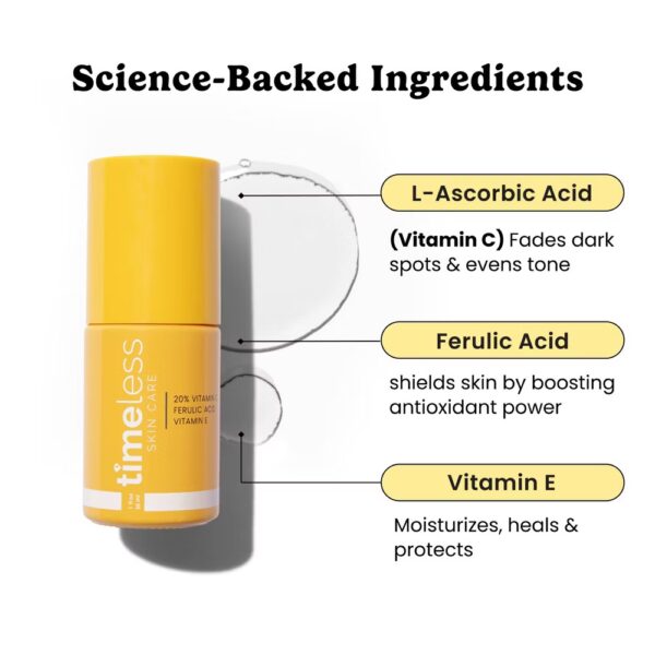 Timeless Skin Care Vitamin C and E Ferulic Acid Serum 1oz