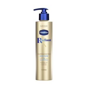 Vaseline Radiant X Even Tone Body Lotion with Niacinamide and Peptides, 11 oz