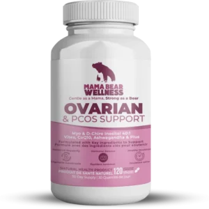 Mama Bear Wellness Ovarian & PCOS Support, 120 Capsules (Packaging May Vary)