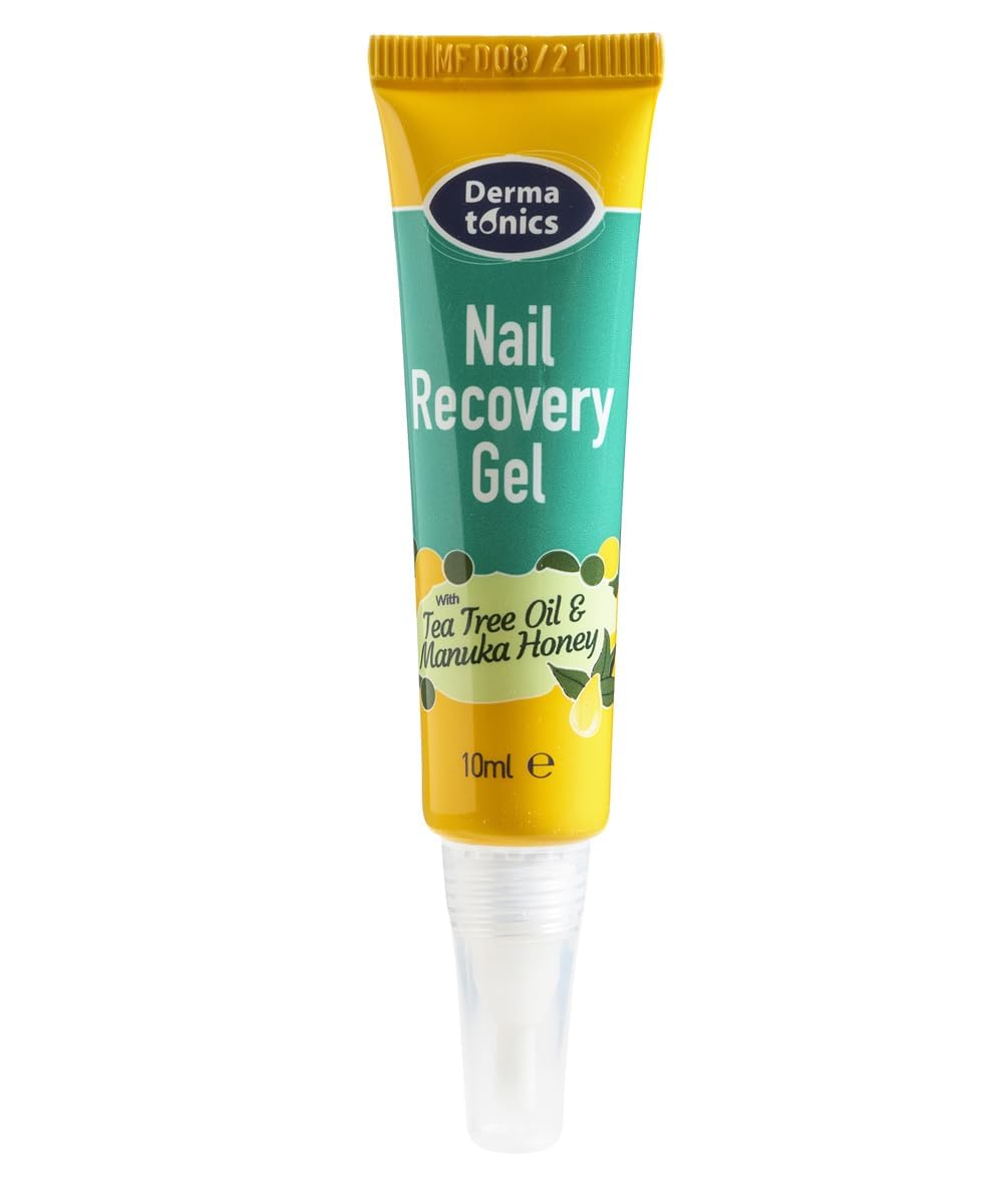 Dermatonics Nail Recovery Gel | Smoothes and Nourishes, Improves the Appearance of Dry and Discolored Nails | With Tea Tree Oil and Manuka Honey | 0.34Oz. (Online Only) - Image 3