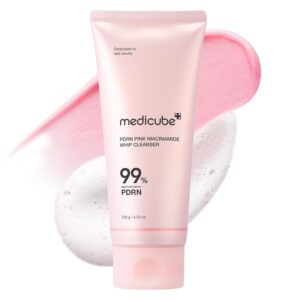 medicube PDRN Marshmallow Whip Cleanser | Face Wash, Cleansing Foam for Pore Care & Uneven Skin Tone | Gentle Daily Deep Cleanser
