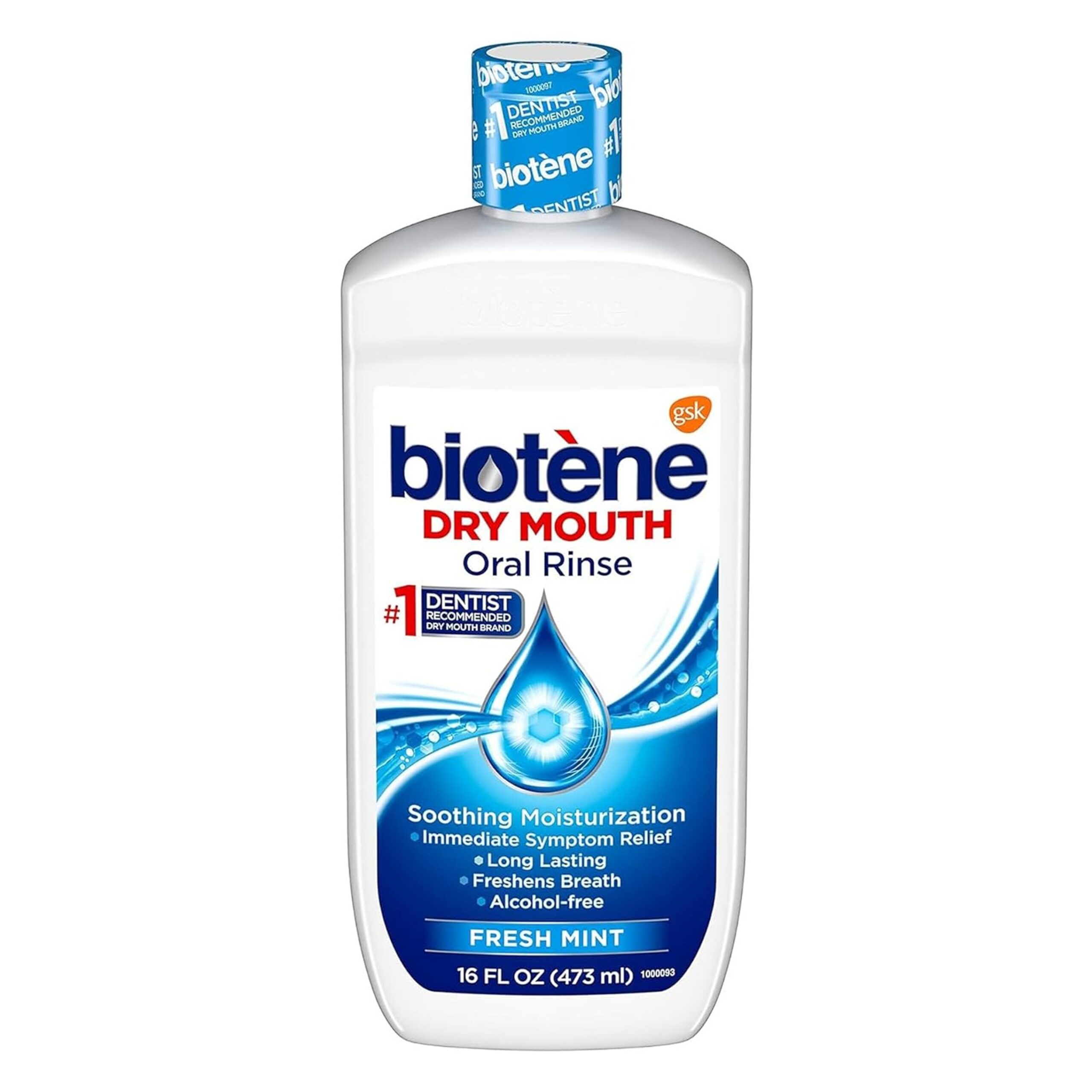 Biotene Dry Mouth Oral Rinse, Fresh Mint 16 oz