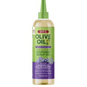 ORS Olive Oil Braidzone Soothing Scalp Oil with Lavender, Acai & Biotin for Nourishment 4.3 oz (Online Only)