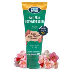Dermatonics Hard Skin & Callus Removing Balm w/Sakura Blossom Aromas & 10% Urea - Skin Care for Feet, Hands & Elbows – Moisturizing & Repairing Formula for Dry & Cracked Skin - 2.37 fl oz Tube  (Online Only)