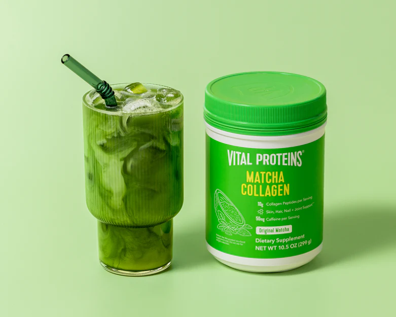 Vital Proteins Matcha Collagen Peptides Powder Supplement, Matcha Green Tea Powder, 10.5 oz, Original Flavored - Image 3