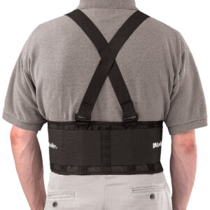 Mueller Sport Care Back Support with Suspenders (One Size Fits Most)