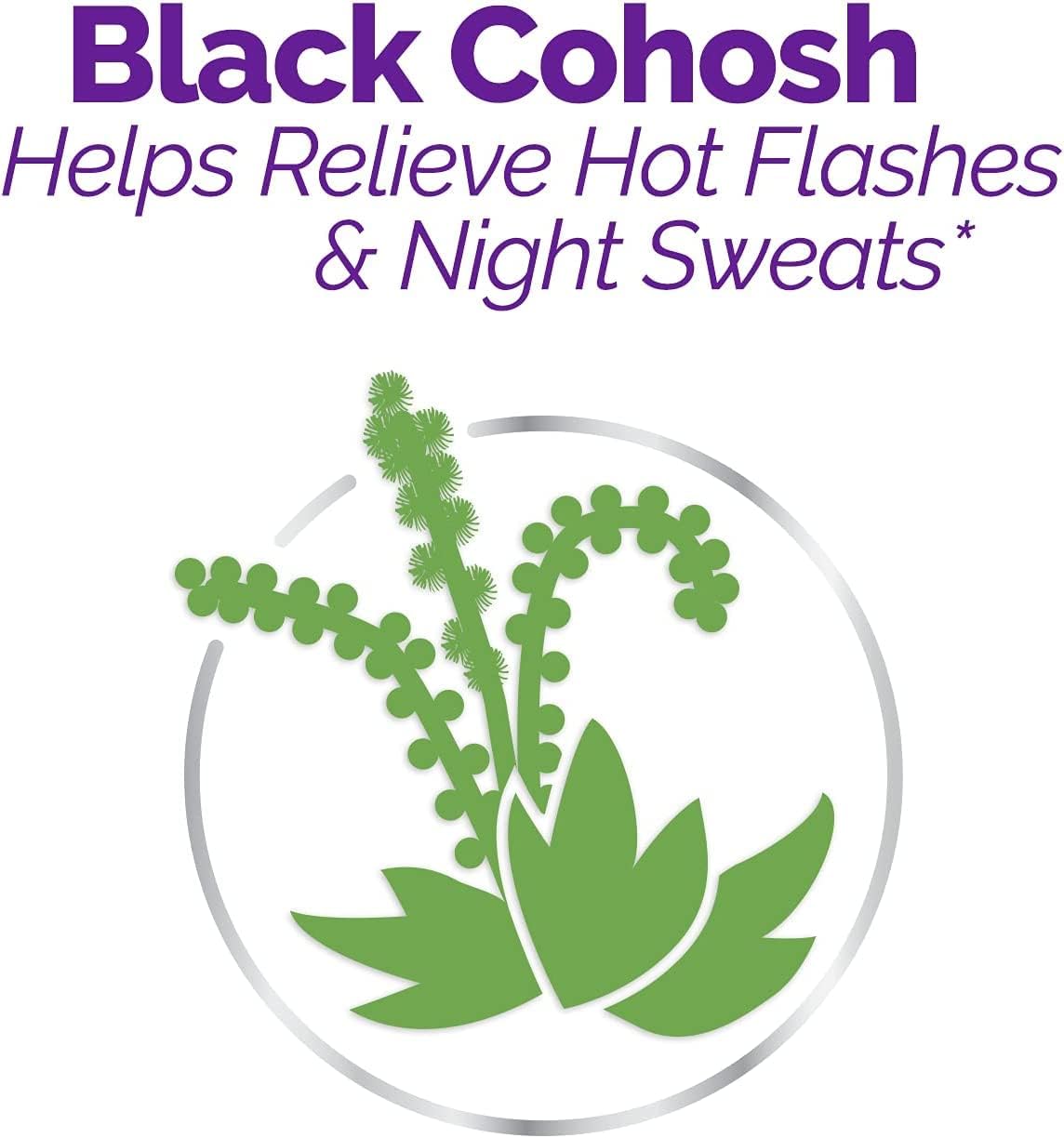 Estroven Stress Relief & Energy Boost for Menopause Relief - 28 Ct. - Clinically Proven Ingredients Provide Stress & Energy Support + Night Sweats & Hot Flash Relief - Drug-Free and Gluten-Free - Image 5