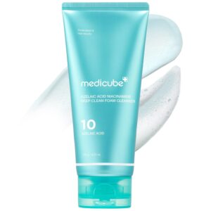 medicube Azelaic Acid Gummy Whip Cleanser | Cleansing Foam For Troubled Skin | Use After Spot Care & Excess Sebum Control | Niacinamide, Glycerin |