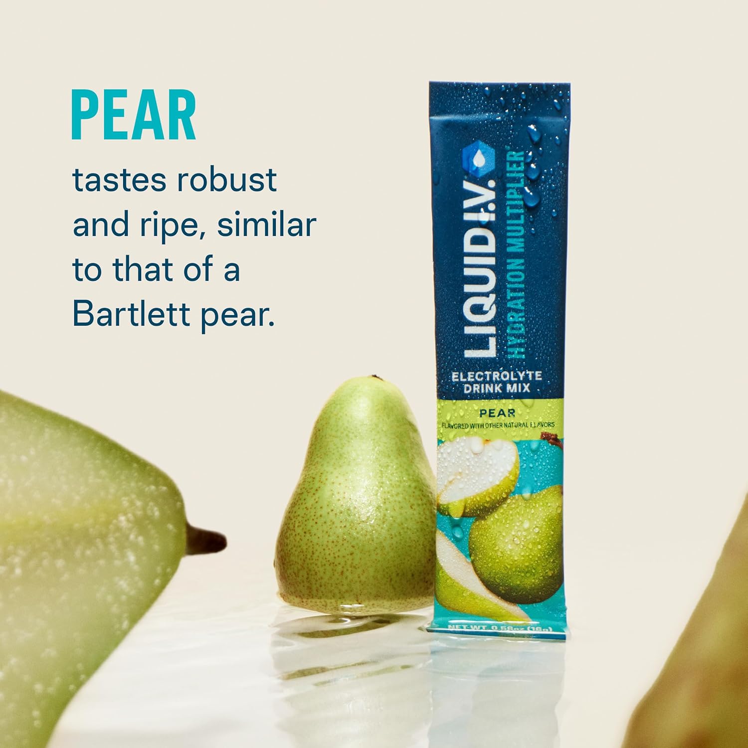 Liquid IV Hydration Multiplier - Pear | Electrolyte Powder Drink Mix | 1 Pack (16 Servings) - Image 2