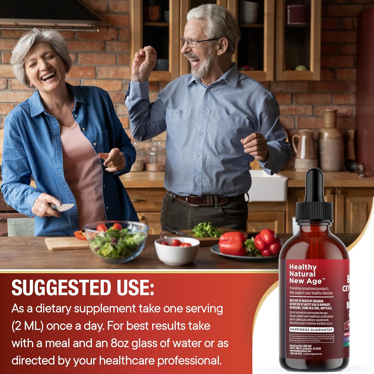 New Age Berberine with Ceylon Cinnamon Supplement Liquid Drops + Bitter Melon Extract, Glucomannan, Gymnema, Chromium, Turmeric, Panax Ginseng, Moringa- 2 OZ - Image 3