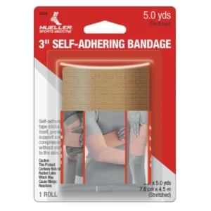 Mueller Self-Adhering Bandage, Beige 3"