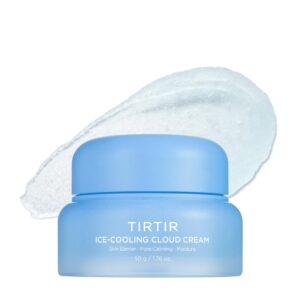 TIRTIR Ice-Cooling Cloud Cream | -4.36°C Instant Cool Down Firming Face Moisturizer for Day and Night Korean Skincare (1.76 Fl Oz)