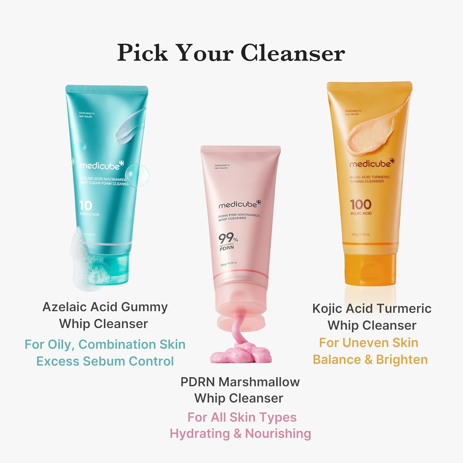 medicube Kojic Acid Turmeric Toning Cleanser | Daily Facial Cleanser for Brightening, Balancing Skin Tone & Texture | Fade Appearance of Uneven Patches & Ideal for Use After Spot Care | Korean Skincare - Image 8