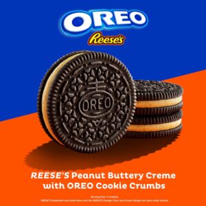 Alternative view of OREO REESE'S Peanut Buttery Creme Chocolate Sandwich Cookies, Limited Edition, 10.81 oz