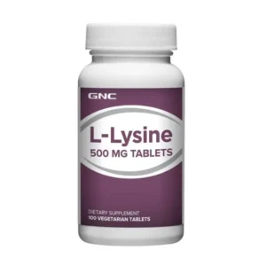 GNC L-Lysine 500mg 100 Vegetarian Tablets