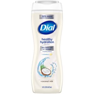 Dial Healthy Hydration Body Wash - Coconut Milk - 16 fl oz