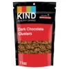 KIND Healthy Grains Clusters, Dark Chocolate Granola, Gluten Free, 10g Protein, 11 Ounce