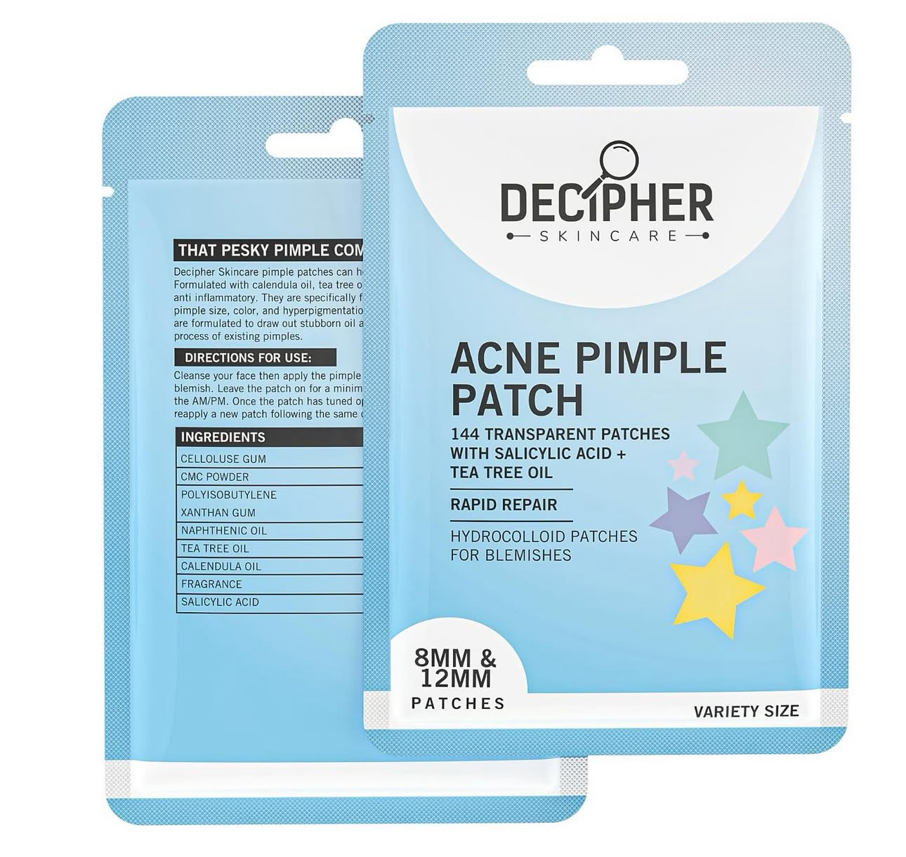 Decipher Stars Acne Pimple Patch 144ct - Image 4