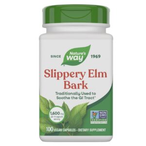Nature's Way Slippery Elm, 100 Vegan Caps