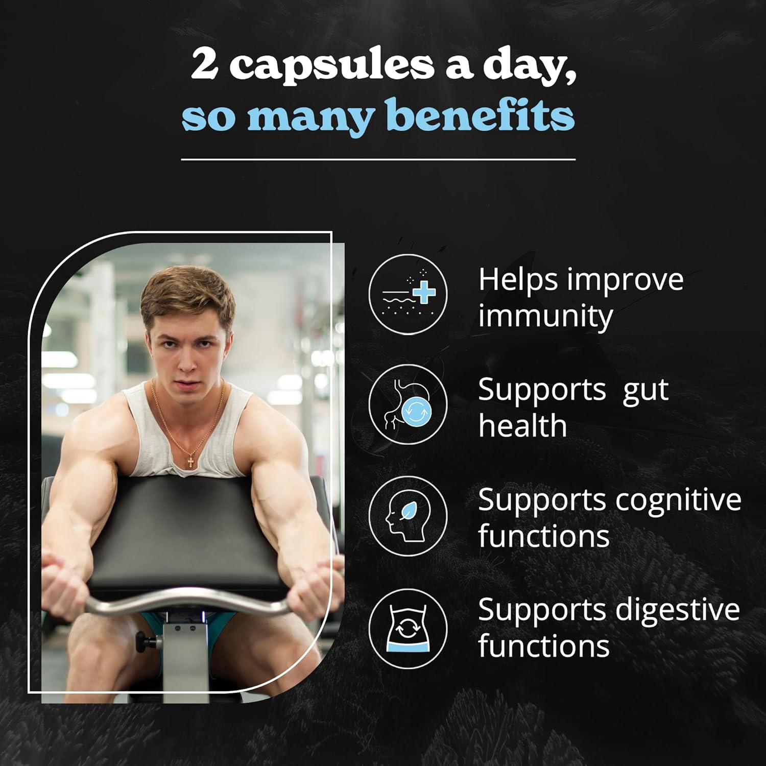 Better Alt Seamoss Capsules- Irish Sea Moss with Black Seed Oil, Ashwagandha & Black Pepper for Stamina, Strength & Endurance- High Potency Sea Moss Supplement - 60 Servings, 120 Capsule - Image 5