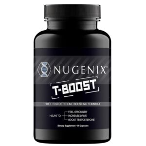 Nugenix T Boost - Free Testosterone Booster Supplement for Men, 90 Count
