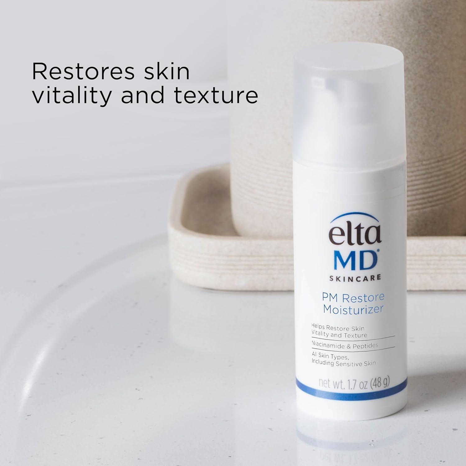 EltaMD PM Restore Face Moisturizer, Night Moisturizer for Face, Restores Skin Elasticity and Vitality Overnight, Safe For All Skin Types 8 - Image 4