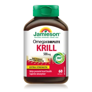 Jamieson Omega Complete | Pure Krill Oil | Extra Strength 60ct