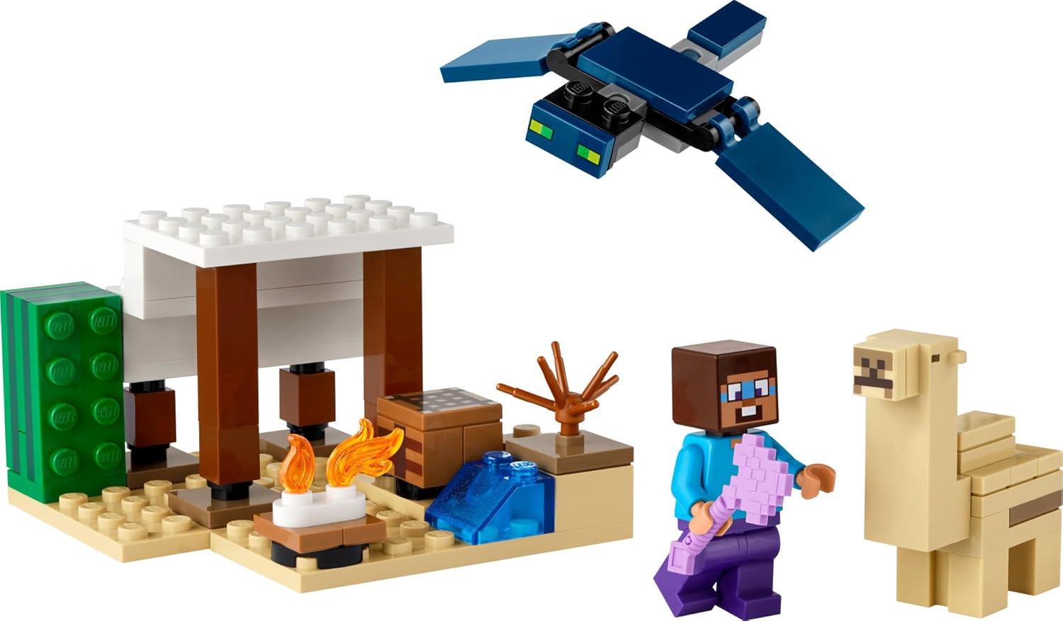 LEGO Minecraft Steve's Desert Expedition Building Toy, Biome with Minecraft House and Action Figures, Minecraft Gift for Independent Play, Gaming Playset for Boys, Girls and Kids Ages 6 and Up, 21251 - Image 6
