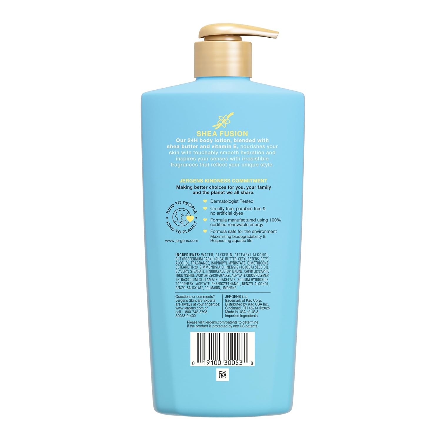 Jergens Shea Fusion Vanilla Crush Body Lotion, Moisturizer with Shea Butter & Vitamin E, 14 Fl Oz - Image 8