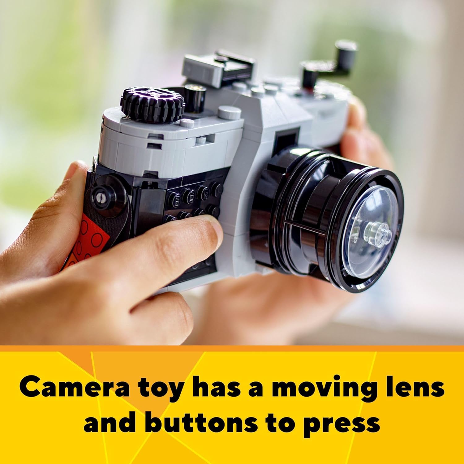 Lego Creator 3 in 1 Retro Camera Toy, Transforms from Toy Camera to Retro Video Camera to Retro TV Set, , 31147 - Image 5