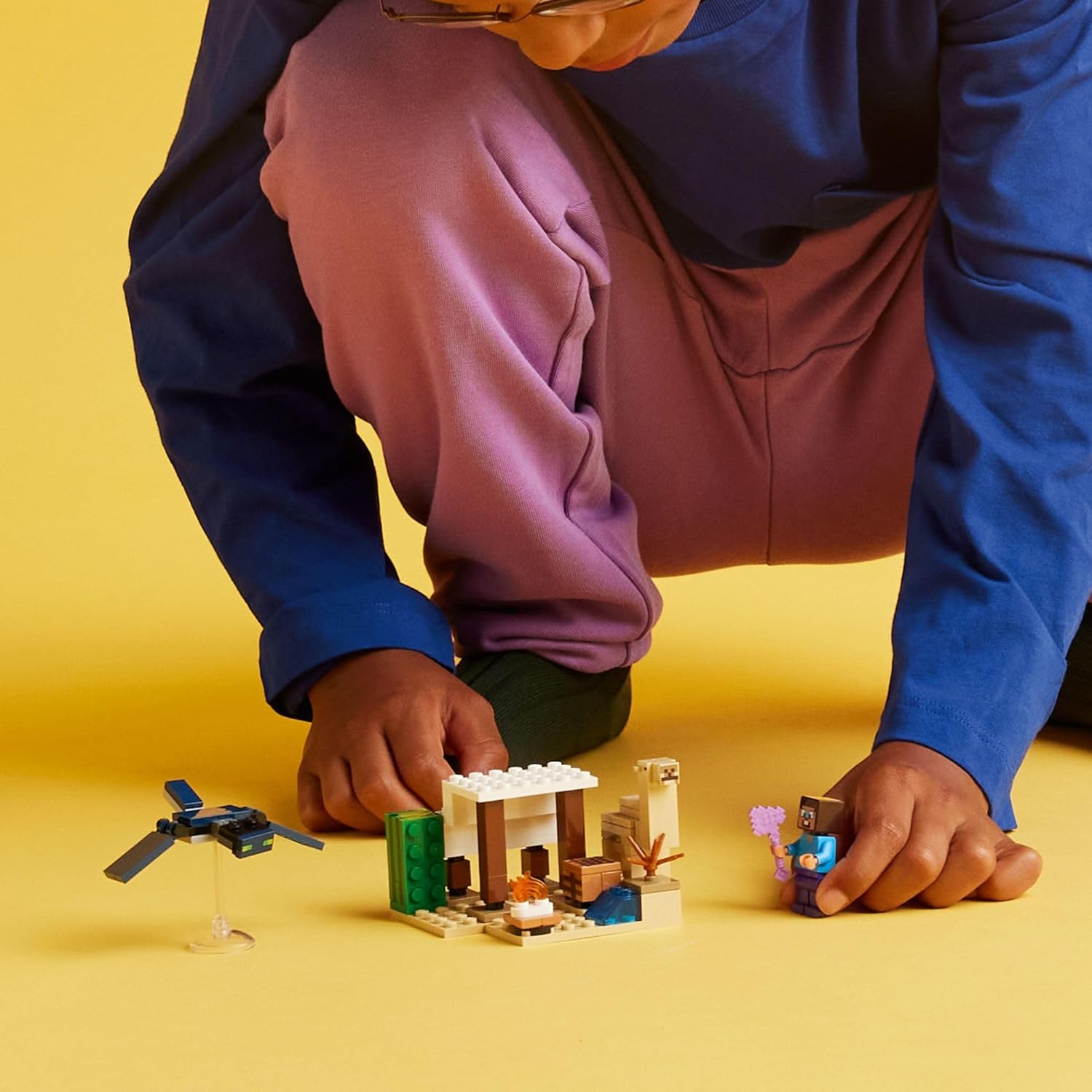 LEGO Minecraft Steve's Desert Expedition Building Toy, Biome with Minecraft House and Action Figures, Minecraft Gift for Independent Play, Gaming Playset for Boys, Girls and Kids Ages 6 and Up, 21251 - Image 5