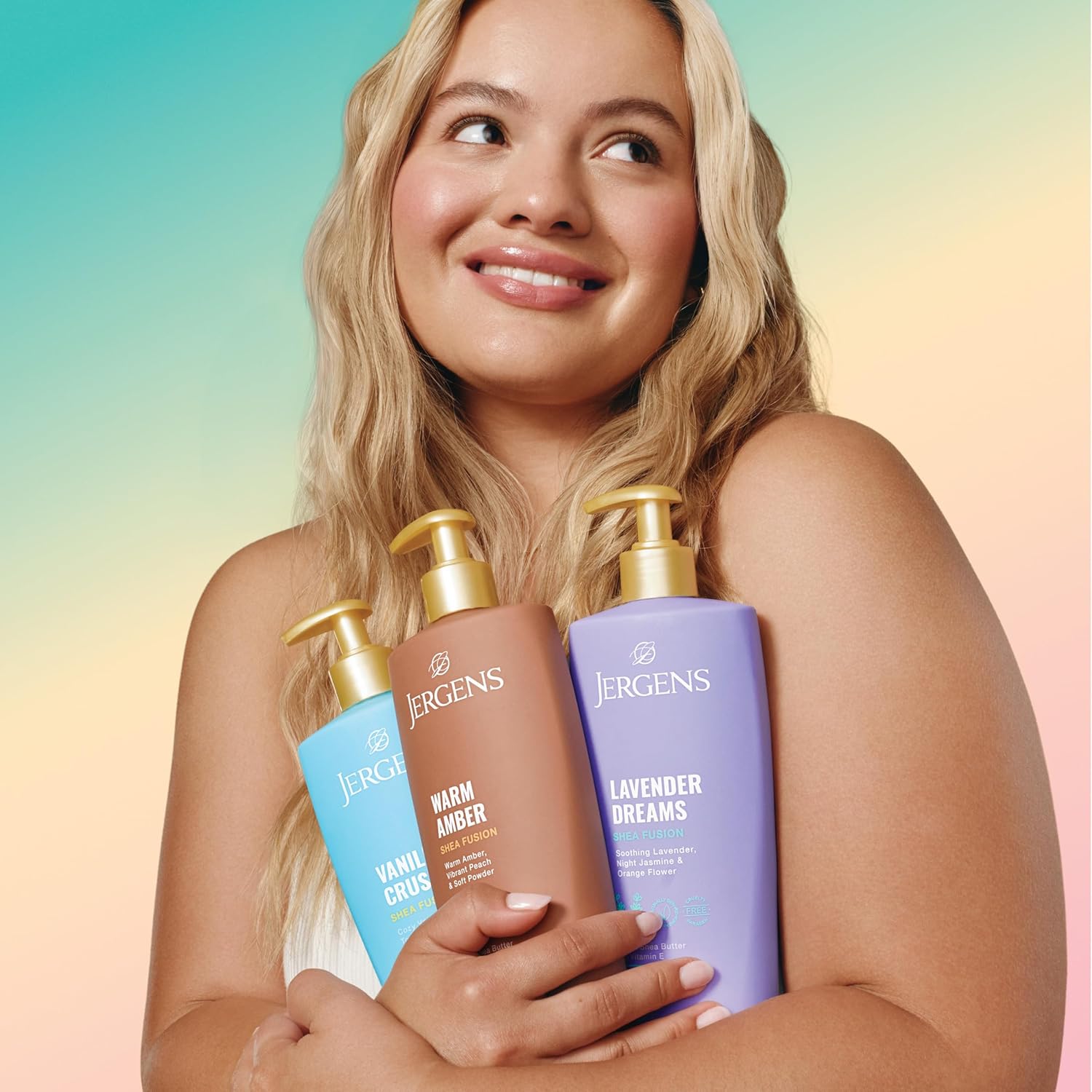 Jergens Shea Fusion Vanilla Crush Body Lotion, Moisturizer with Shea Butter & Vitamin E, 14 Fl Oz - Image 7