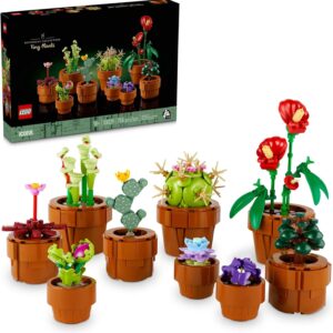 LEGO Botanicals Tiny Plants - Artificial, Fake Indoor Plant Building Set for Home, Kitchen, Desk Decoration, Adults Ages 18+ - 10329