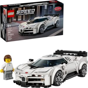 LEGO Speed Champions Bugatti Centodieci Hyper Sports Car Toy - Model Kit & Pretend Play Toy for Boys & Girls, Ages 9+ - Italian Model Car Kit for Racing Fans - Gift Idea for Birthdays - 77240