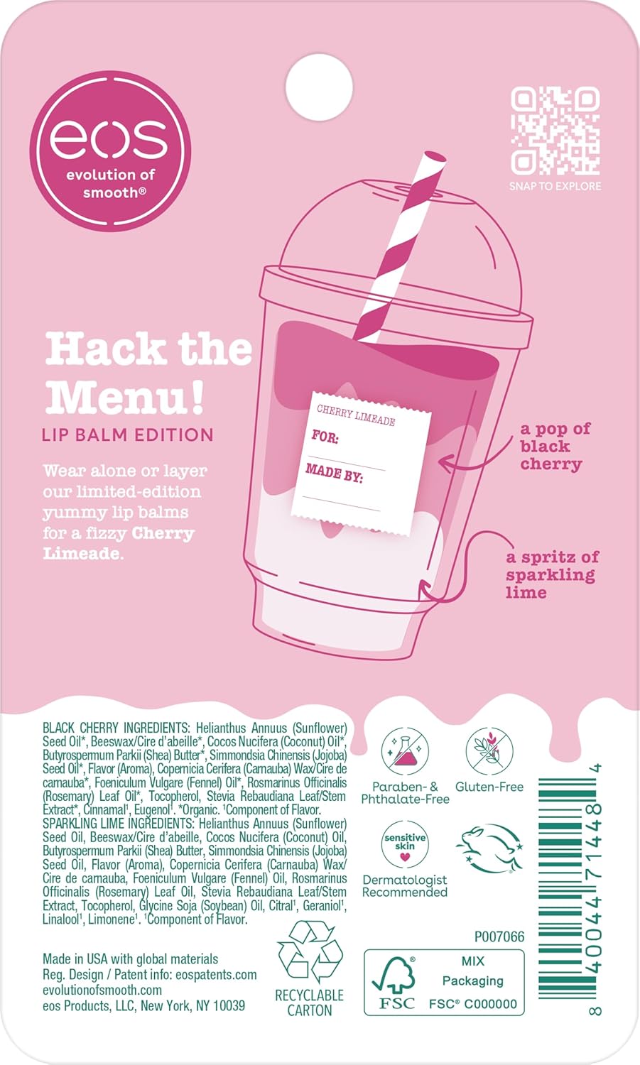 eos 24H Moisture Super Balm - Marshmallow Fluff, Lip mask, Moisturizing, Lip Treatment, Limited-Edition Skincare, 0.35 fl oz - Image 6