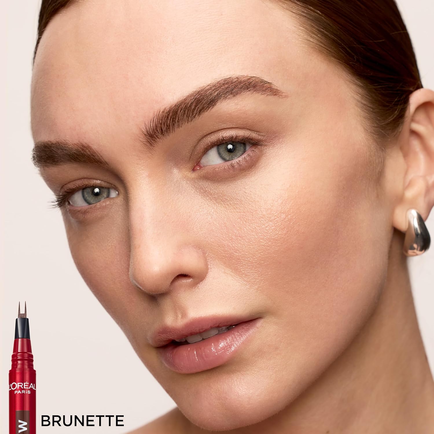 L'Oreal Paris Faux Brow, Hair-Like, Filling Eyebrow Pen with Double-Brush Tip, Fast & Precise Eyebrow Makeup, Brunette, 0.04 Fl Oz - Image 6