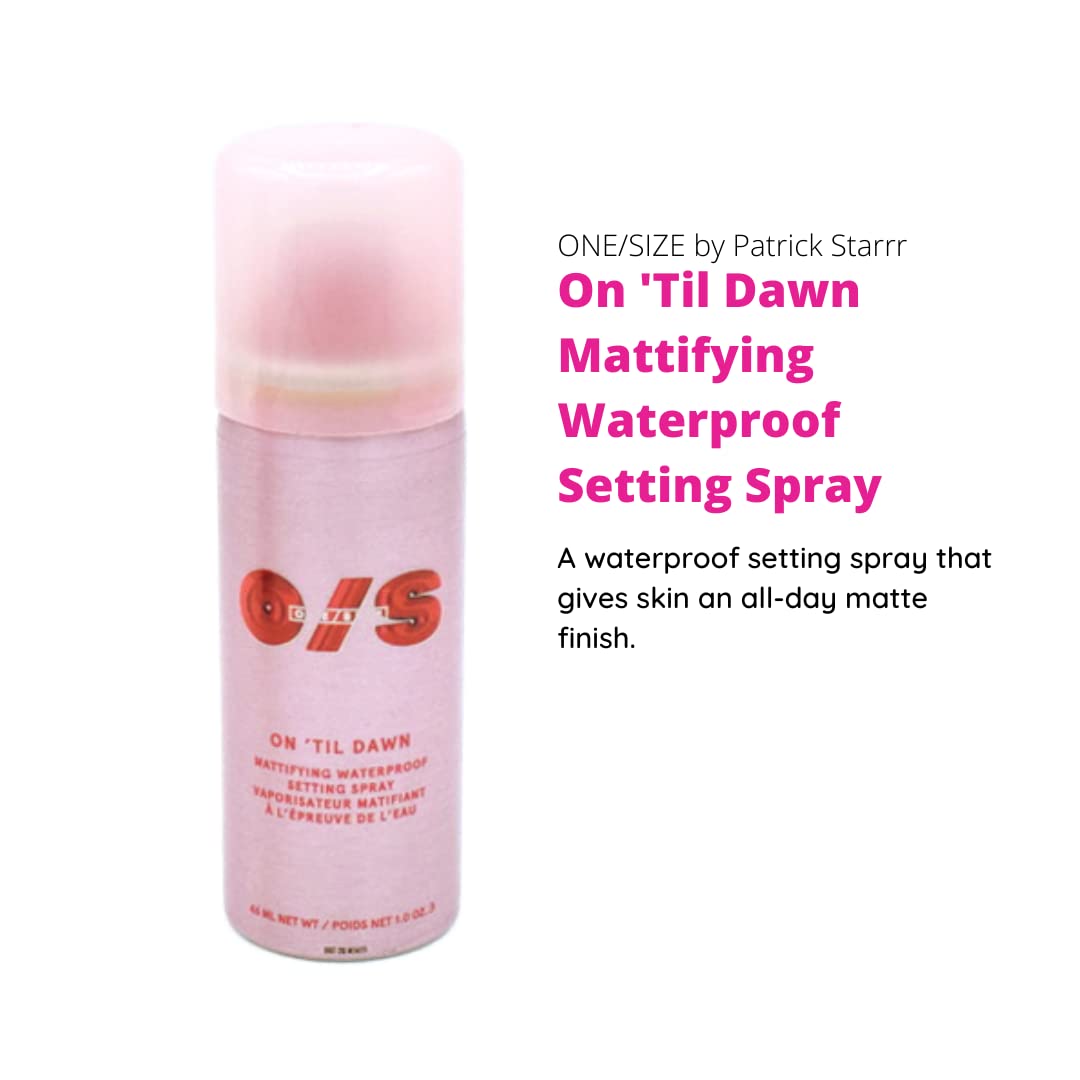 ONE/SIZE by Patrick Starrr Mini On 'Til Dawn Mattifying Waterproof Setting Spray 1 oz/ 46 mL - Image 3