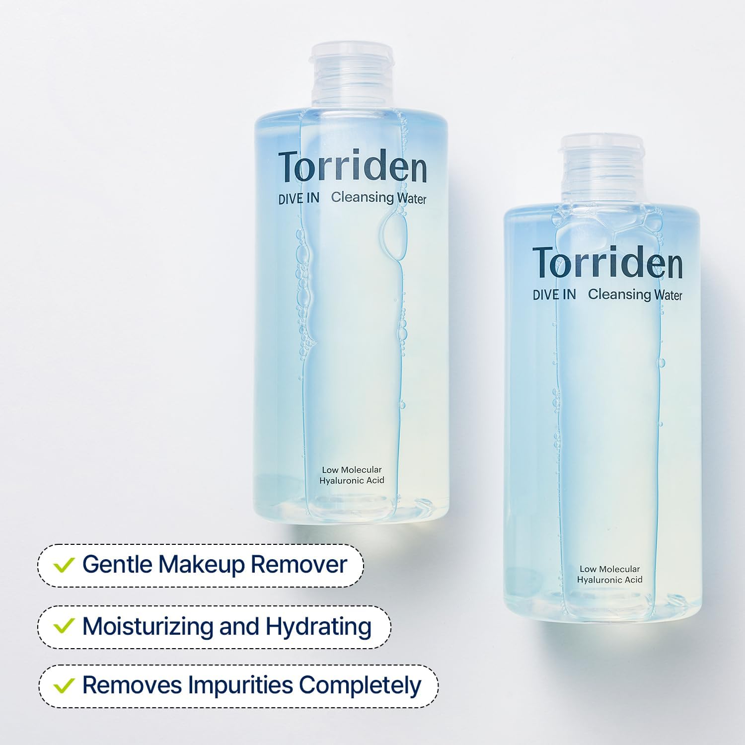 Torriden Dive-In Low Molecular Hyaluronic Acid Cleansing Water 400ml - Image 6