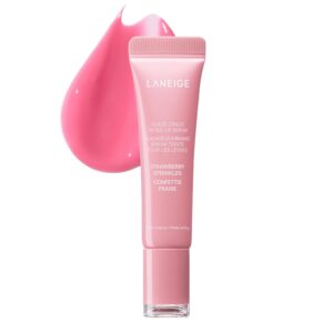 LANEIGE Glaze Craze Tinted Lip Serum: Hydrating Lip Serum for Glossy, Nourished Lips with Plumping Polypeptides - Strawberry Sprinkles