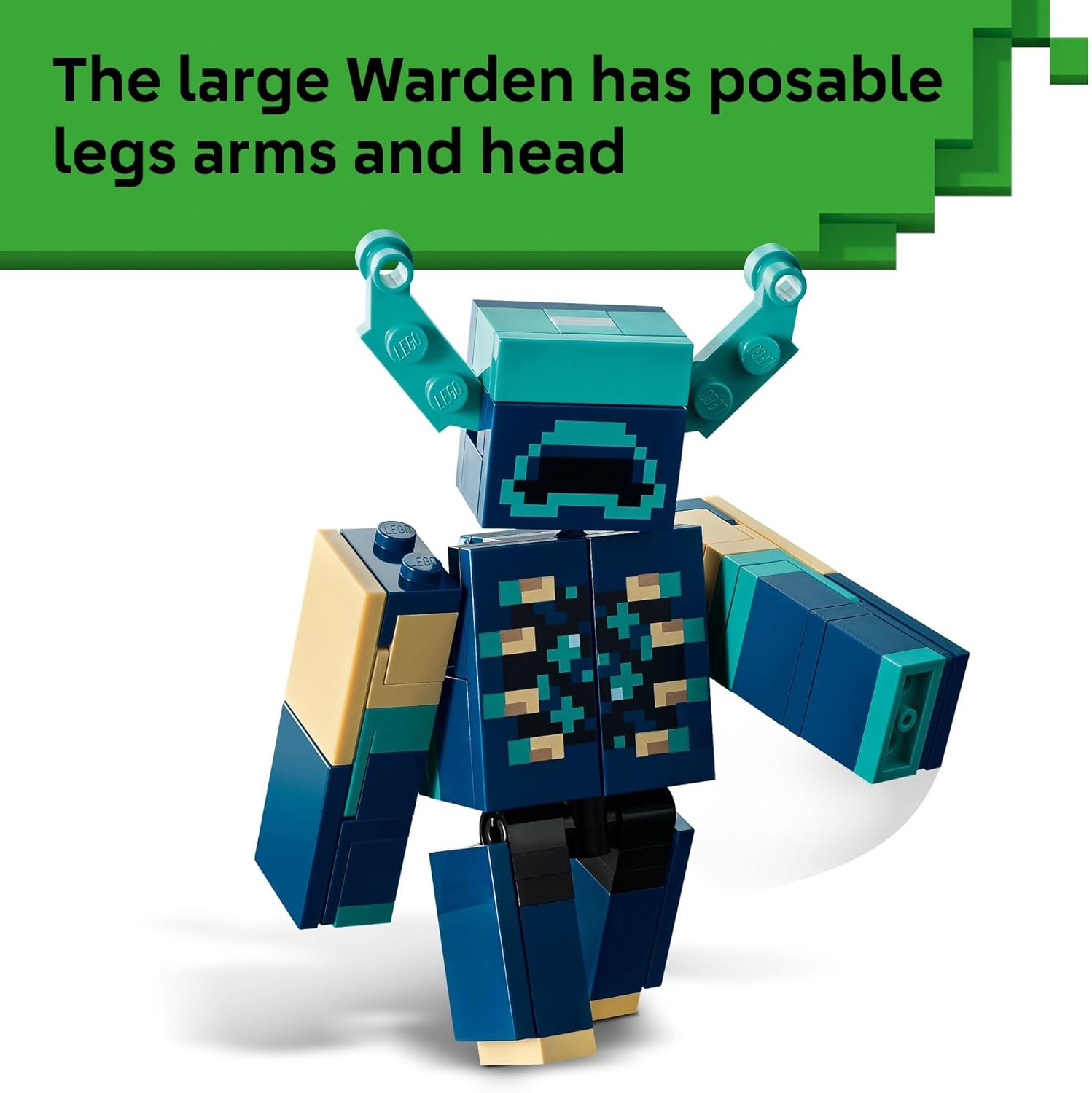 LEGO Minecraft The Warden Encounter Kids Toy - Collectible Building Set for Boys and Girls 7+- with Silent Ranger Minifigure - 21274 - Image 7