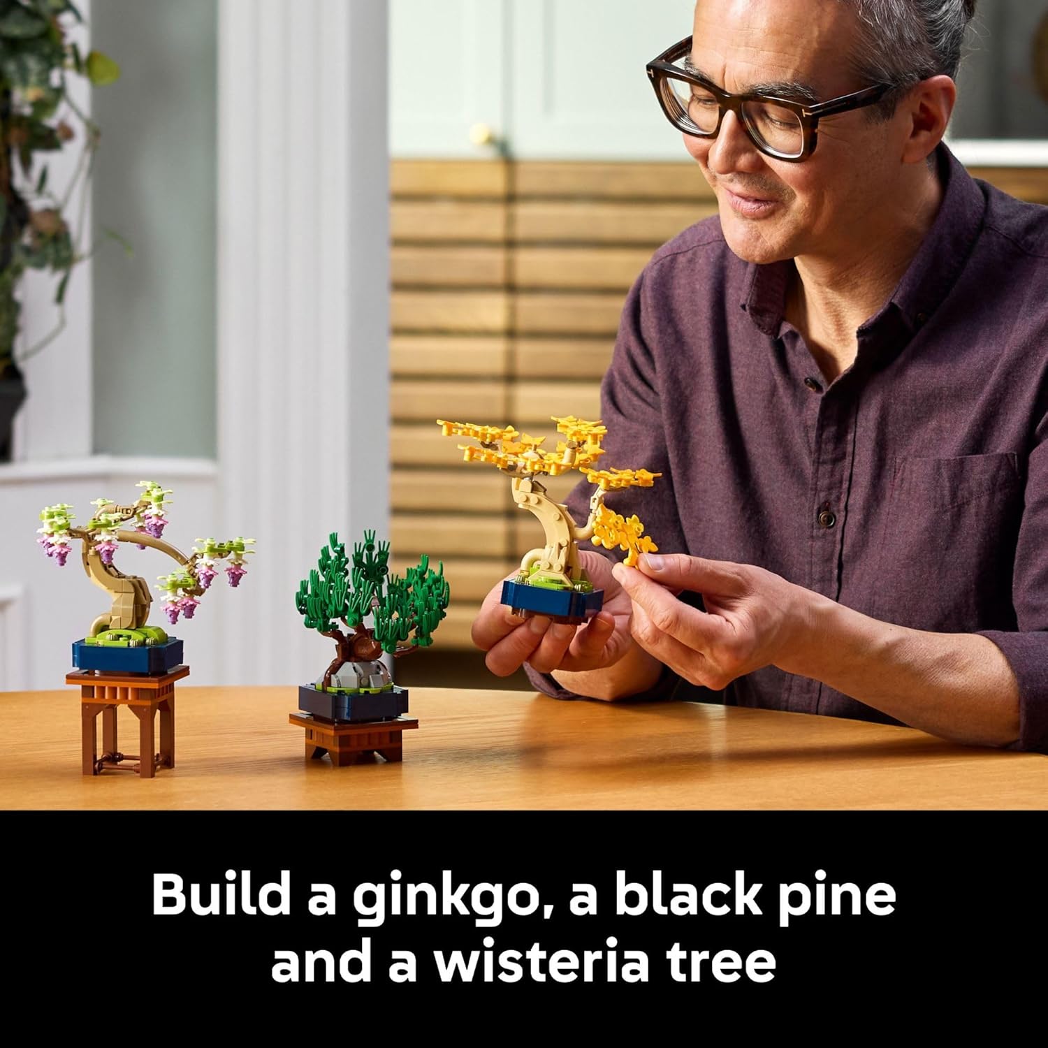 LEGO Botanicals Mini Bonsai Trees Building Set - Artificial Bonsai Tree Building Blocks for Adults, Ages 18+ - DIY Home and Office Decor for Men and Women - Gift for Christmas - 10373 - Image 4