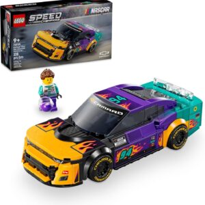 LEGO Speed Champions NASCAR Next Gen Chevrolet Camaro ZL1, Model Racecar Building Set, NASCAR Collectible Racing Toy for Kids Ages 9 and Up, 76935