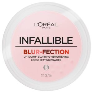 L'Oreal Paris Infallible Blur-fection Longwear Loose Setting Powder - 0.21oz - 05 Pink Medium Deep