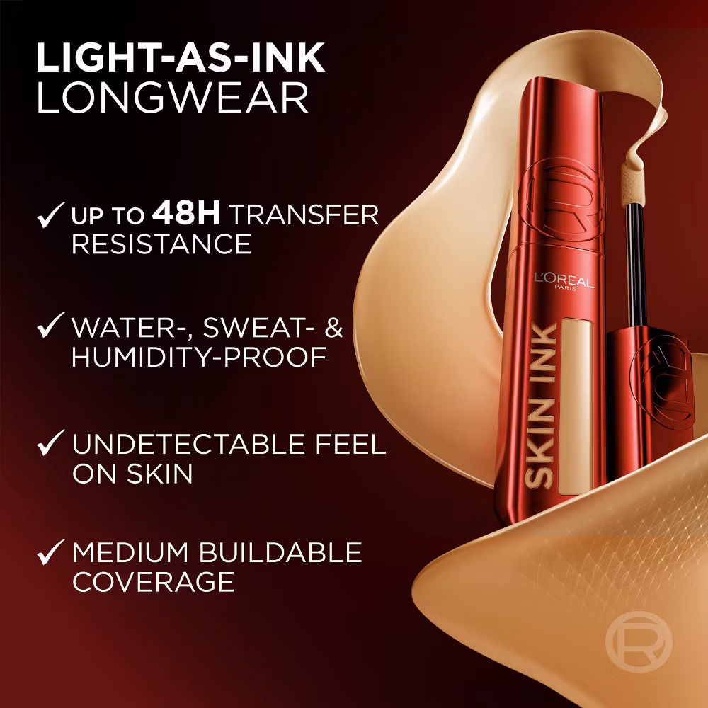 L'Oreal Paris Infallible Skin Ink Matte 2-in-1 Foundation and Concealer -265 Medium Neutral - Image 5