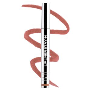 Sacheu Lip Liner STAY-N Peel Off Lip Stain — Long Lasting Waterproof Lip Tint with Hyaluronic Acid & Vitamin E — Transfer Proof Matte Finish, Vegan & Cruelty-Free (p-INKED)